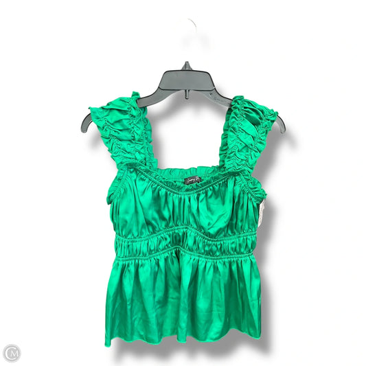 Top Sleeveless By Clothes Mentor In Green, Size: L