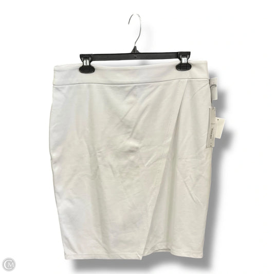 Skirt Midi By Liz Claiborne In White, Size: 10