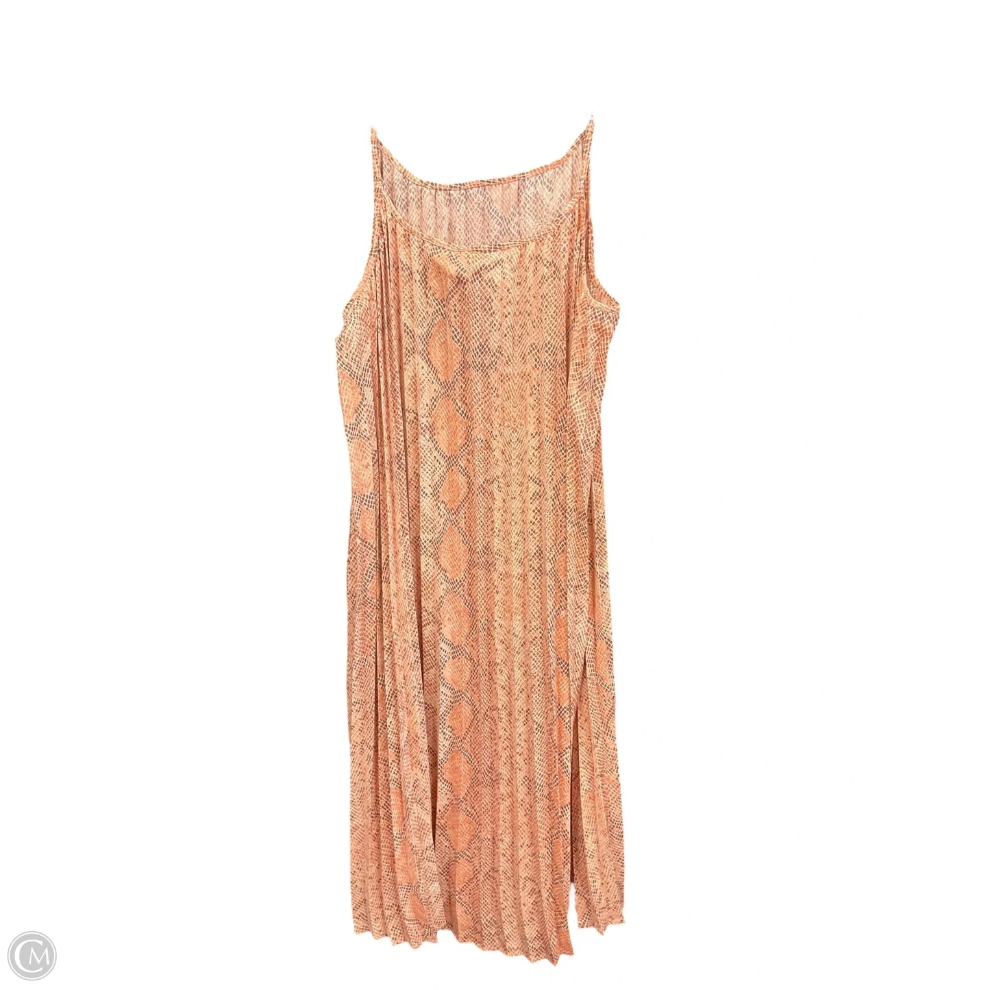 Dress Casual Maxi By Ava & Viv In Orange, Size: 2x