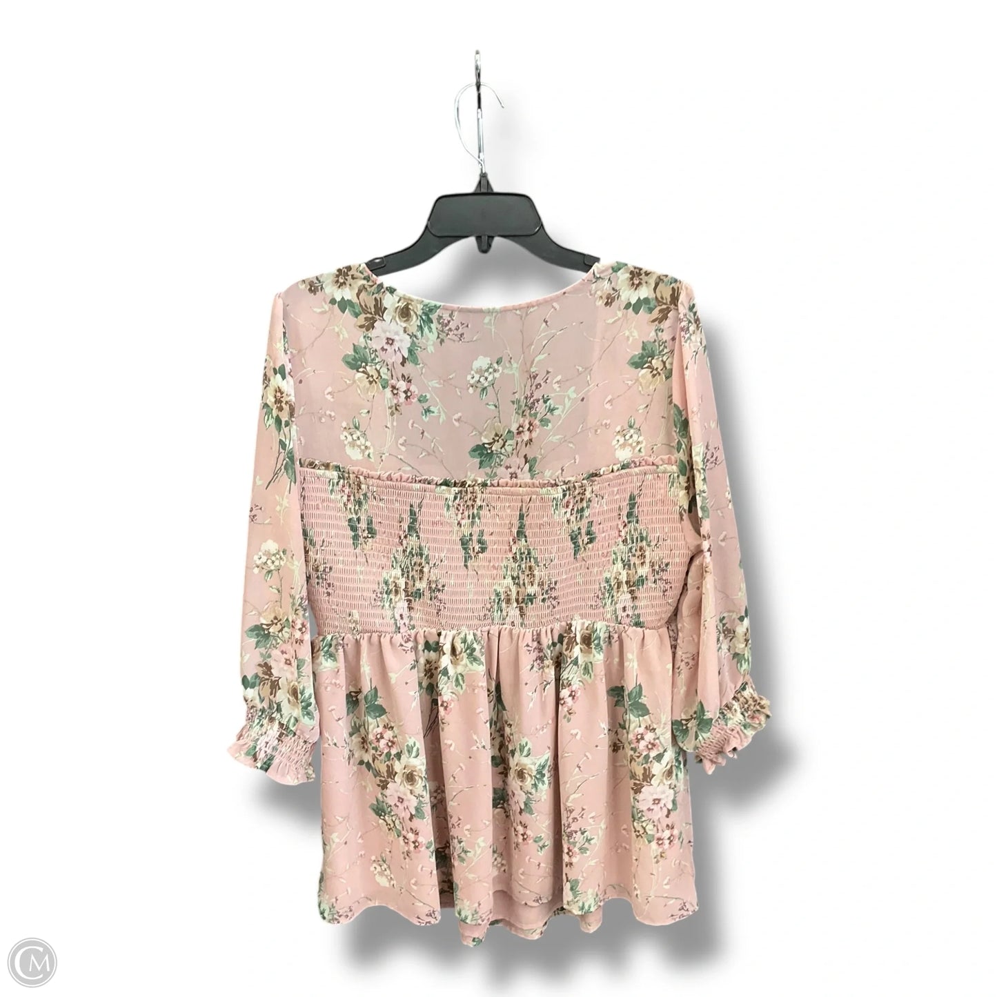 Top 3/4 Sleeve By Torrid In Multi-colored, Size: 1x