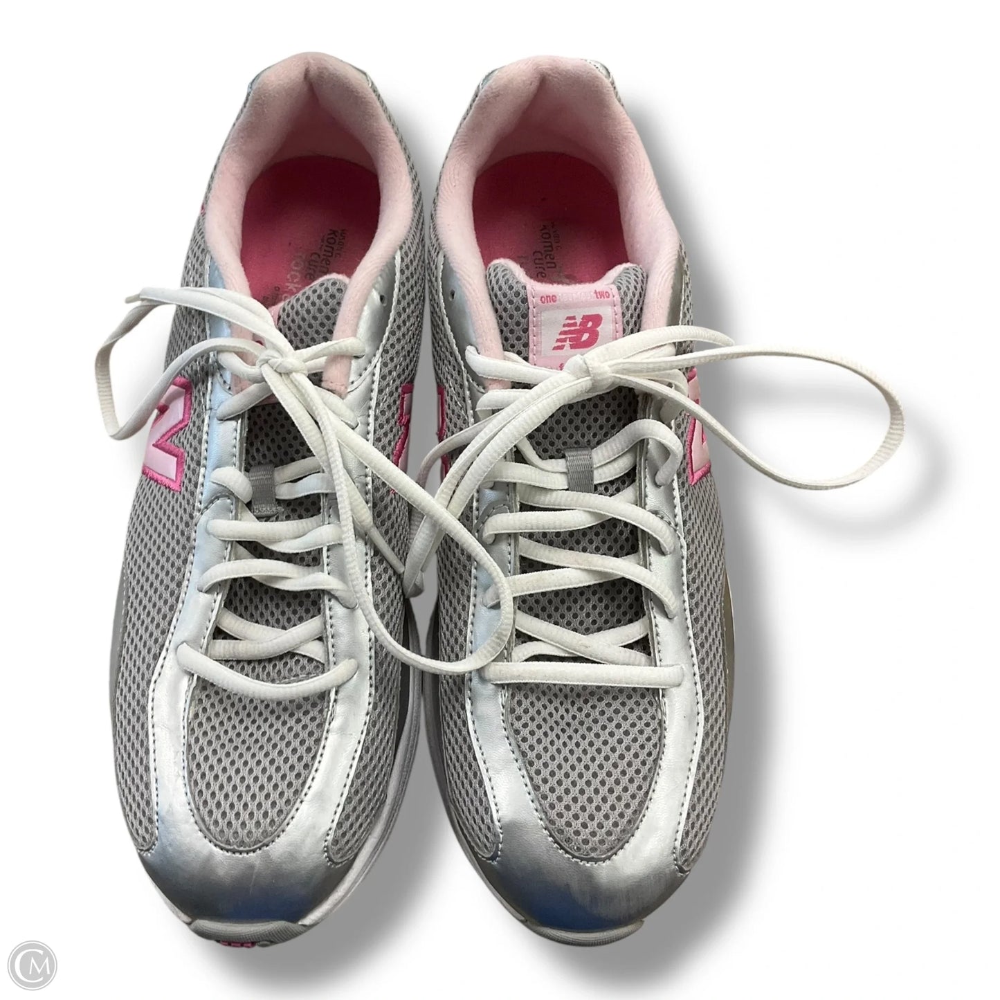 Shoes Sneakers By New Balance In Grey & Pink, Size: 11