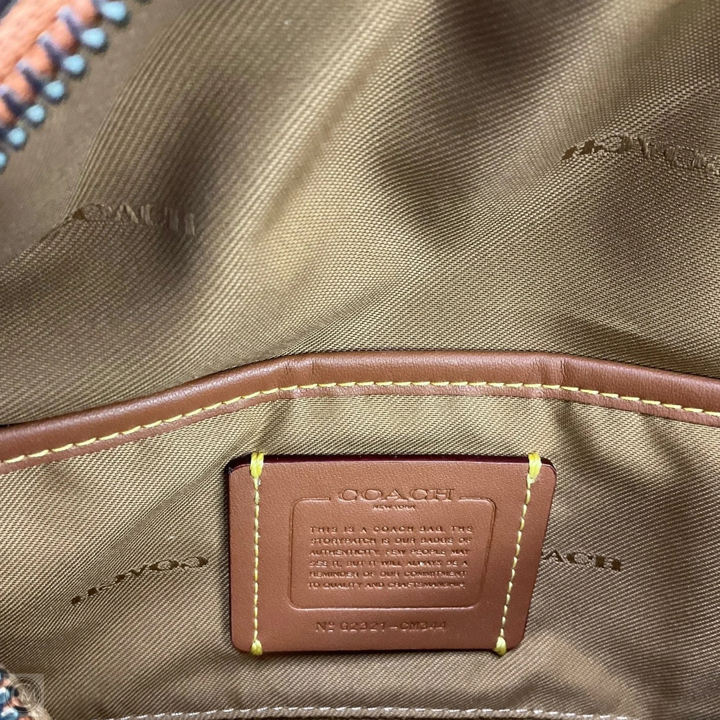 Belt Bag Designer By Coach, Size: Medium
