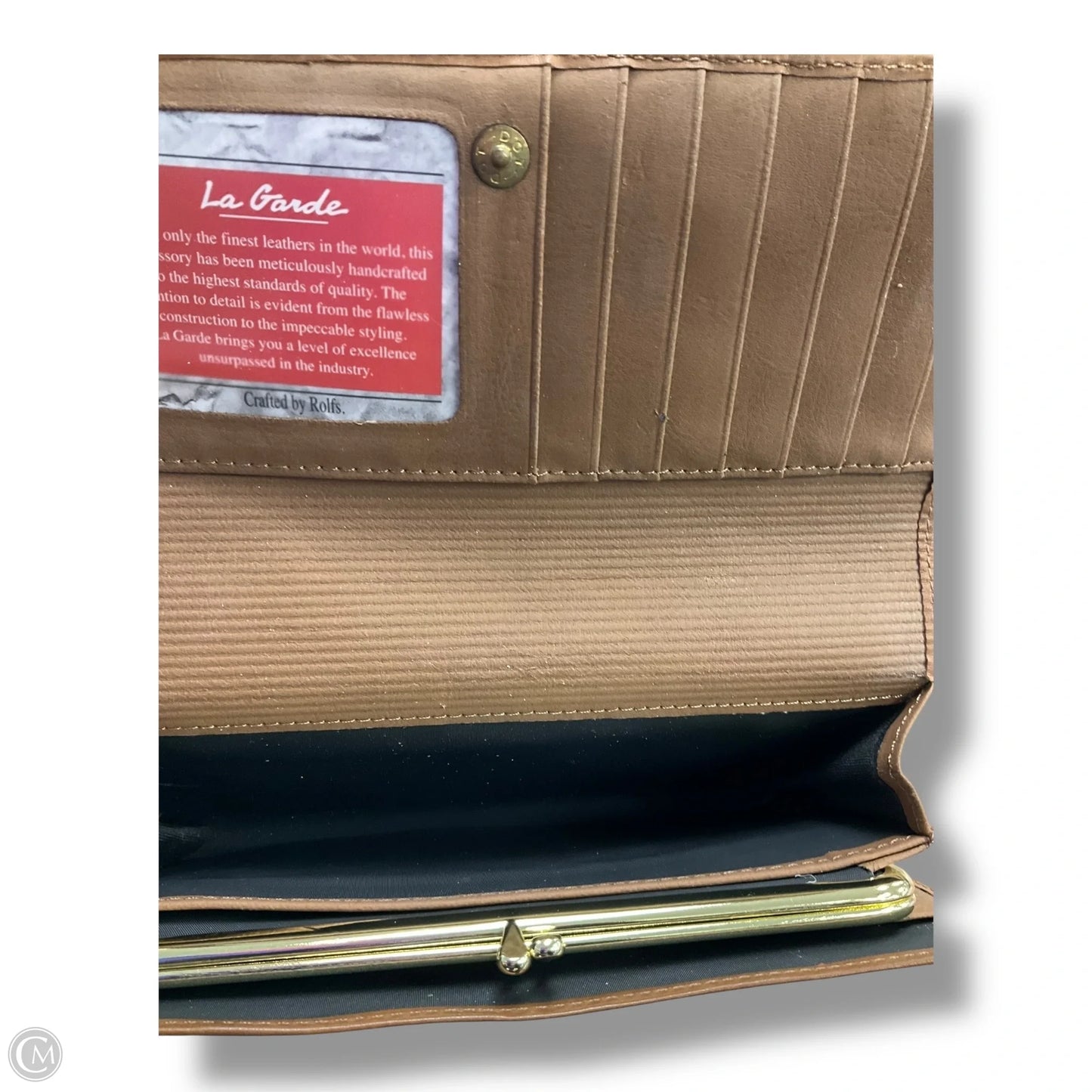 Wallet Leather By Clothes Mentor, Size: Medium