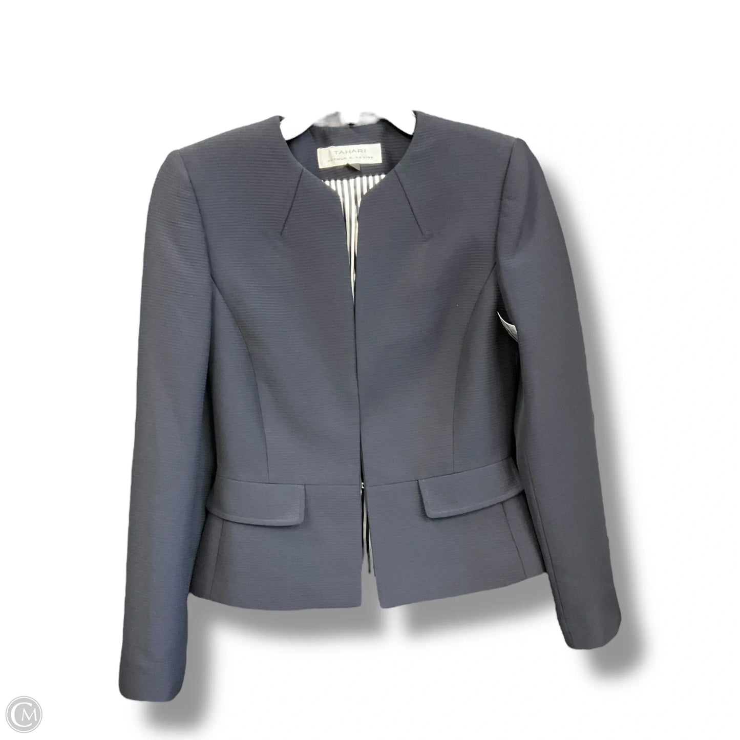 Jacket Other By Tahari By Arthur Levine In Navy, Size: S