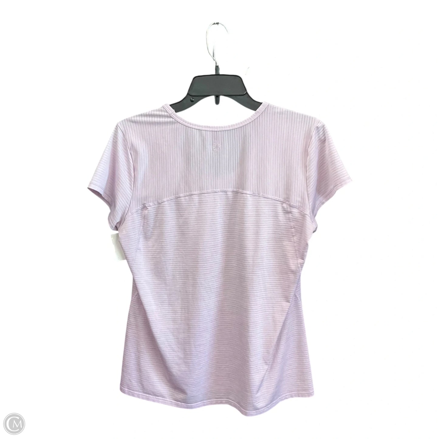 Athletic Top Short Sleeve By Athleta In Purple, Size: L