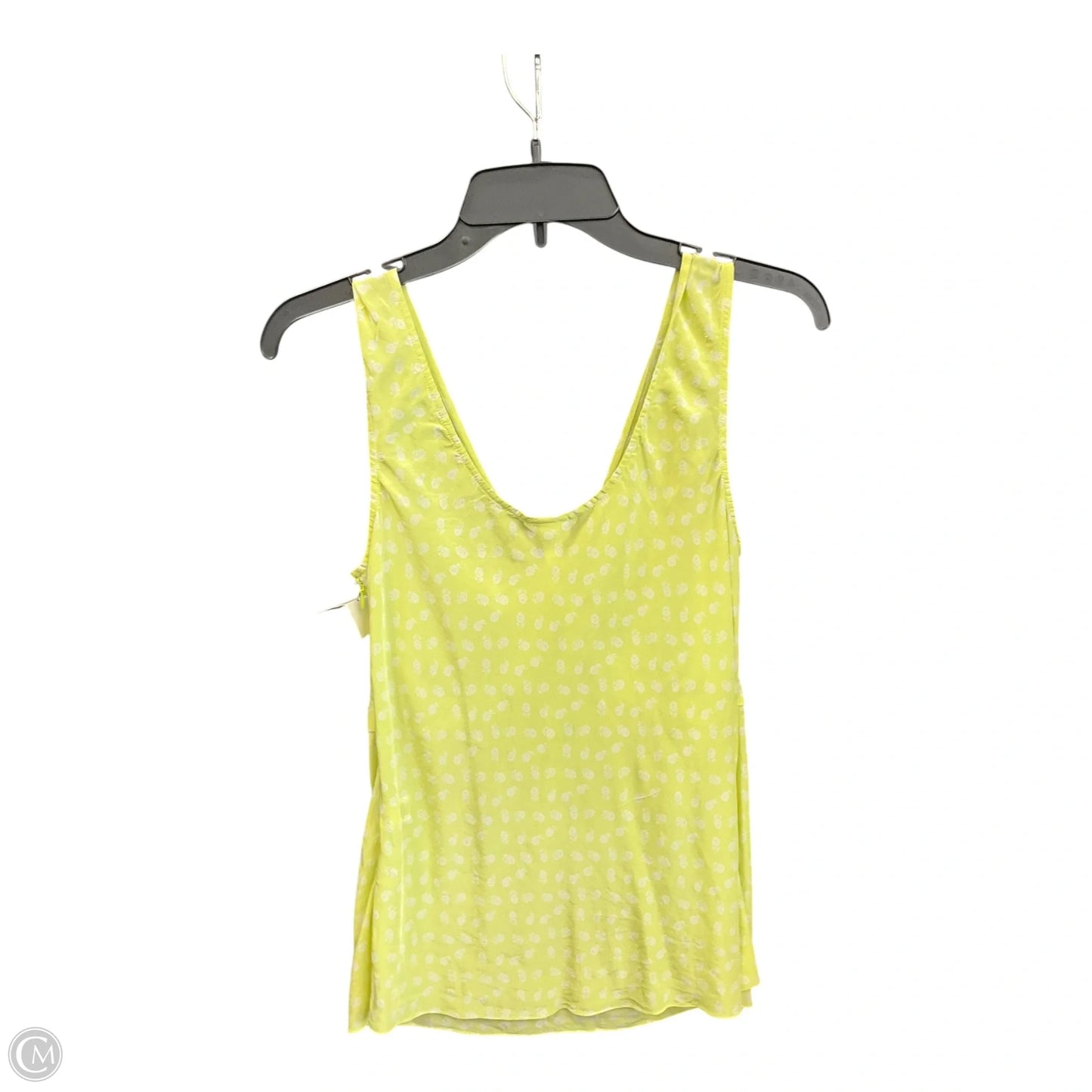Top Sleeveless By Clothes Mentor In Yellow, Size: L