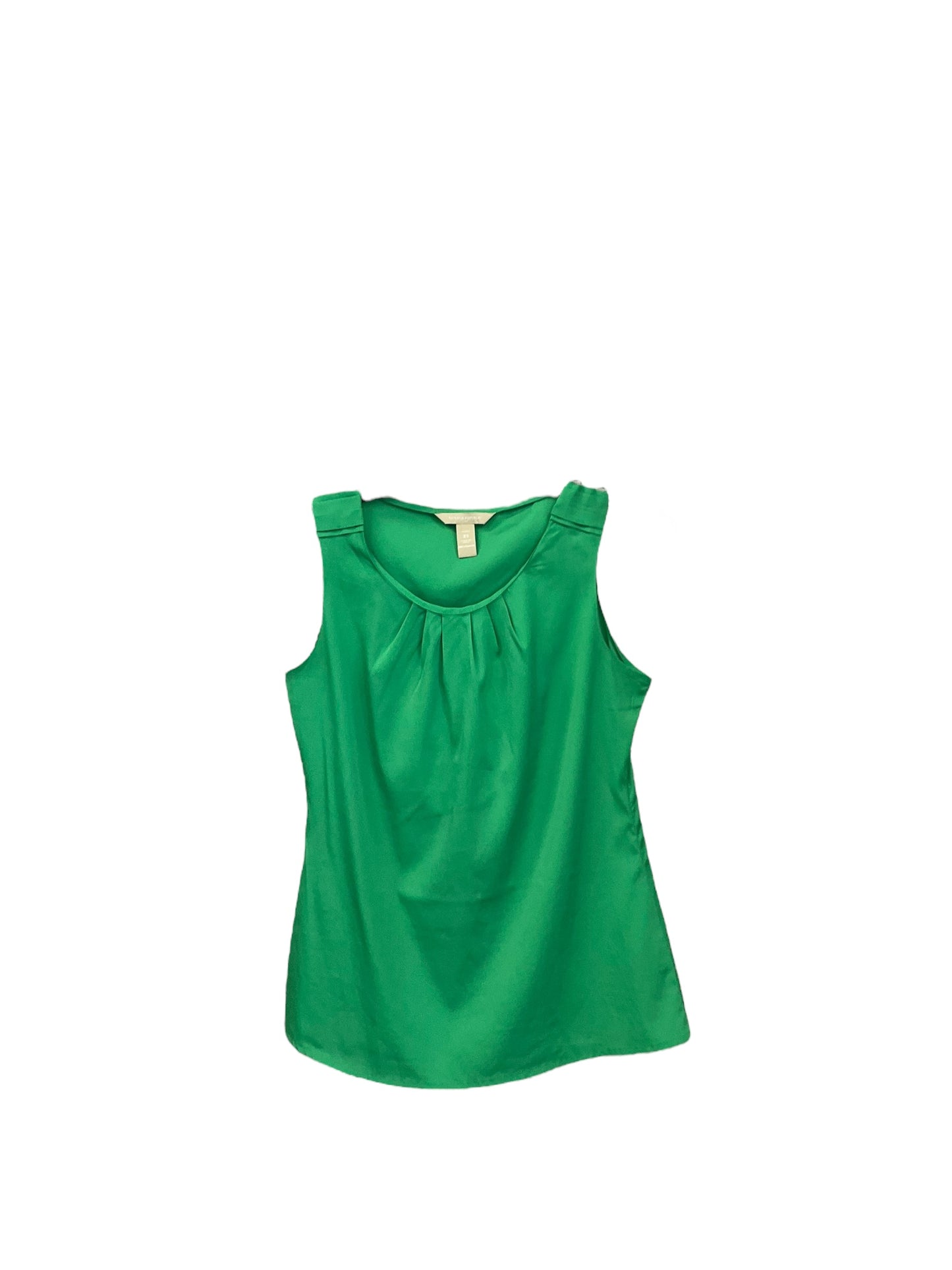 Top Sleeveless By Banana Republic In Green, Size: Xs
