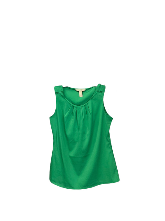 Top Sleeveless By Banana Republic In Green, Size: Xs
