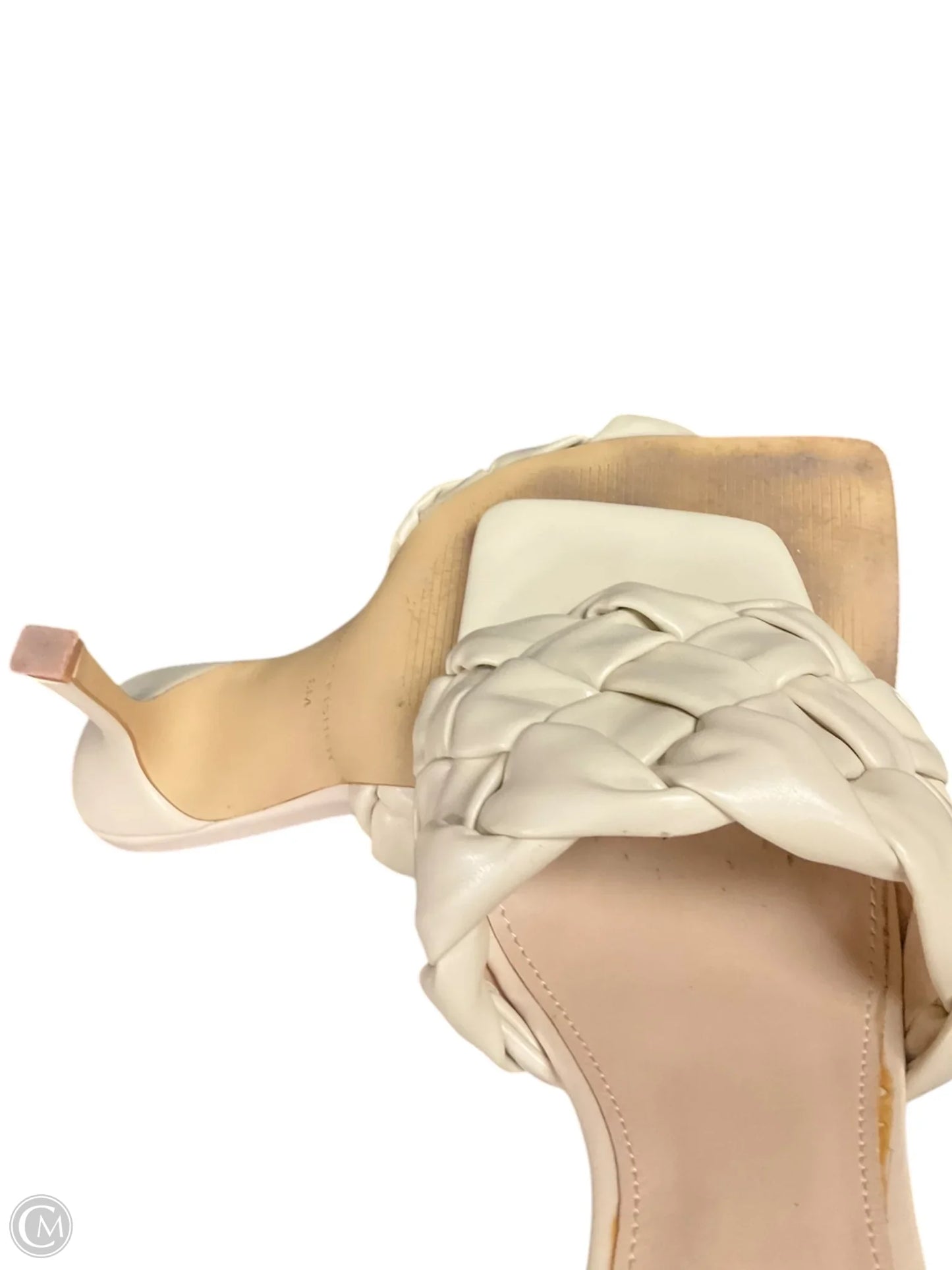 Sandals Heels Stiletto By Marc Fisher In Beige, Size: 8