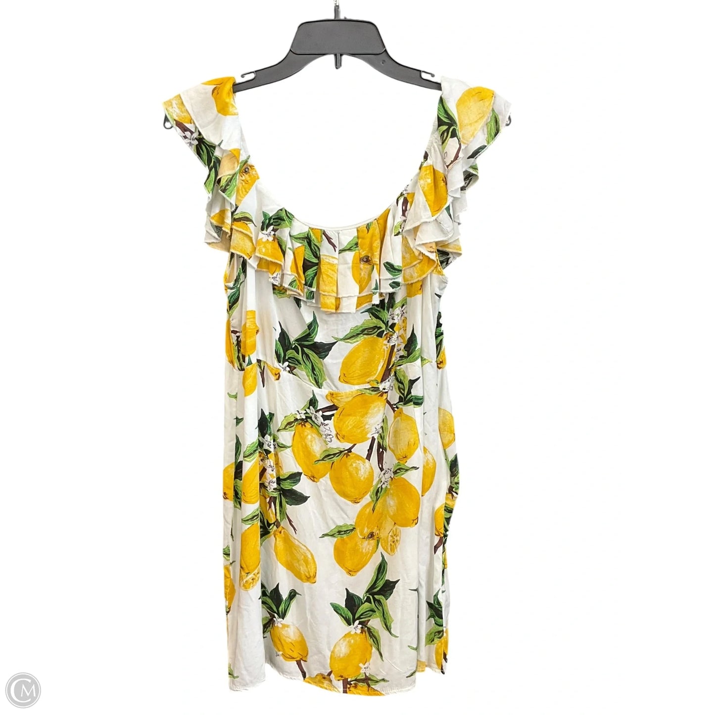 Dress Casual Short By Boohoo Boutique In Yellow, Size: L