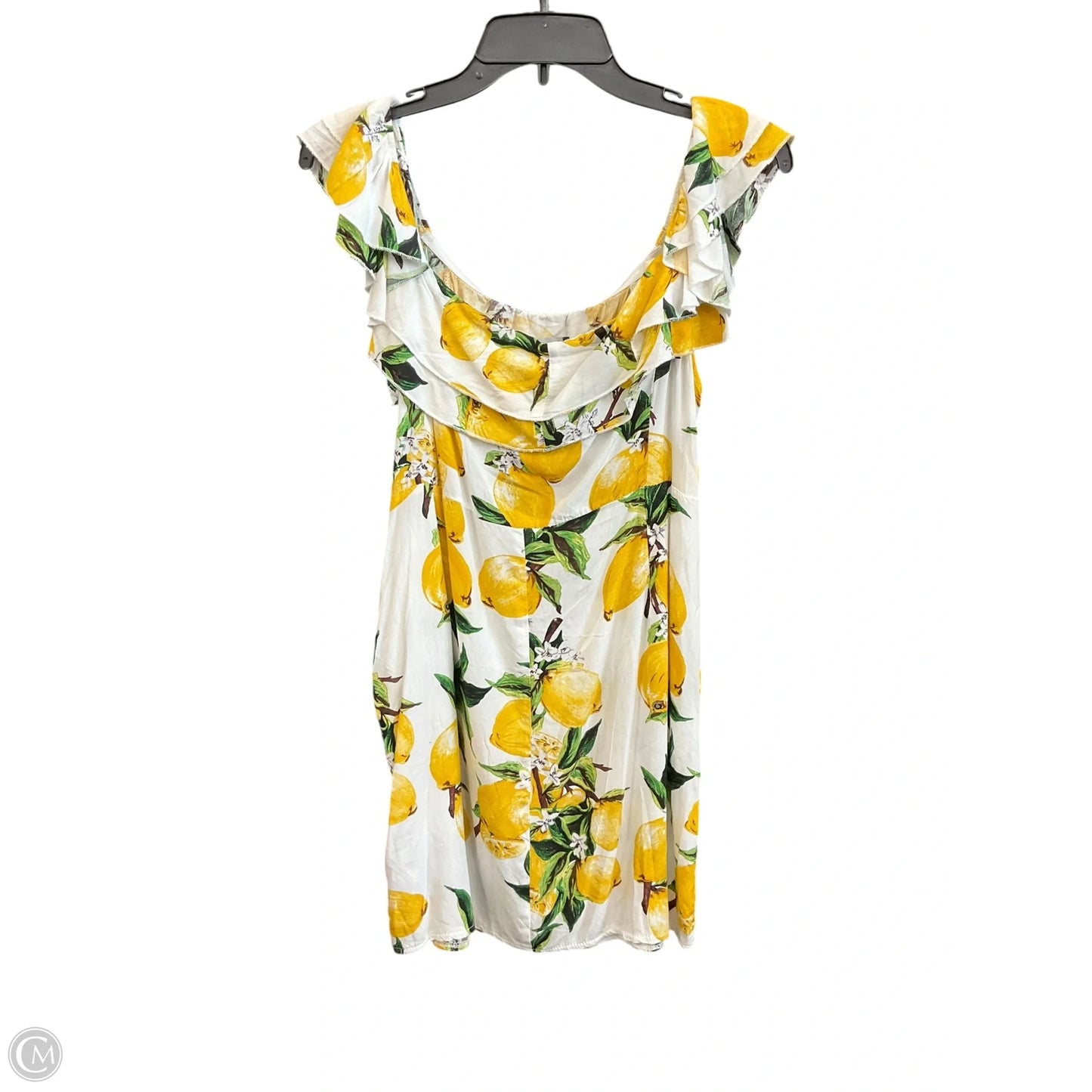 Dress Casual Short By Boohoo Boutique In Yellow, Size: L