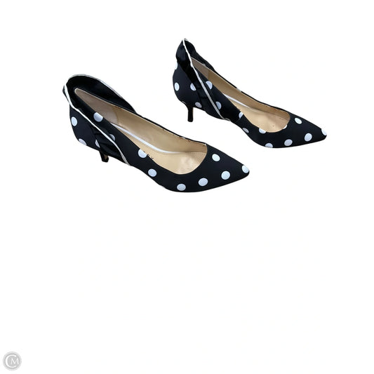 Shoes Heels Kitten By Cmc In Polkadot Pattern, Size: 6