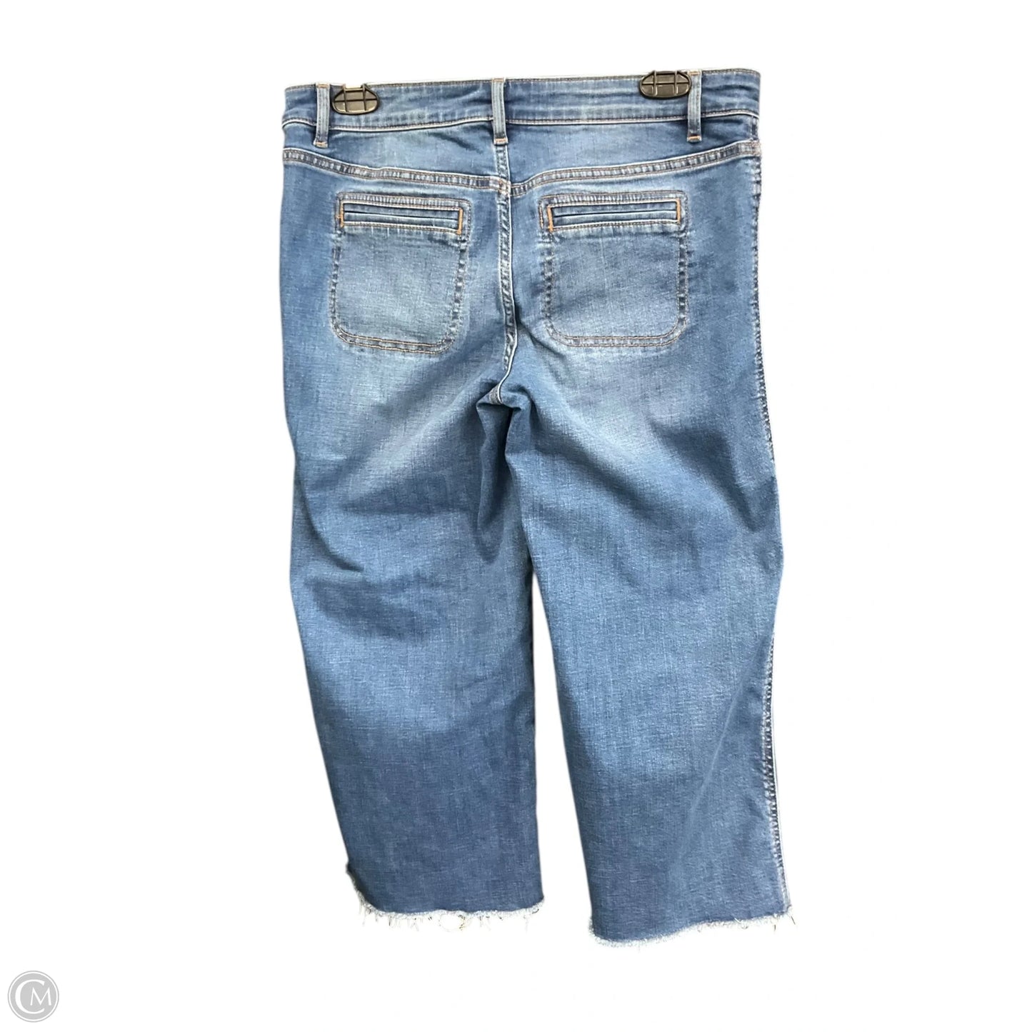 Jeans Wide Leg By J. Jill In Blue Denim, Size: 6p