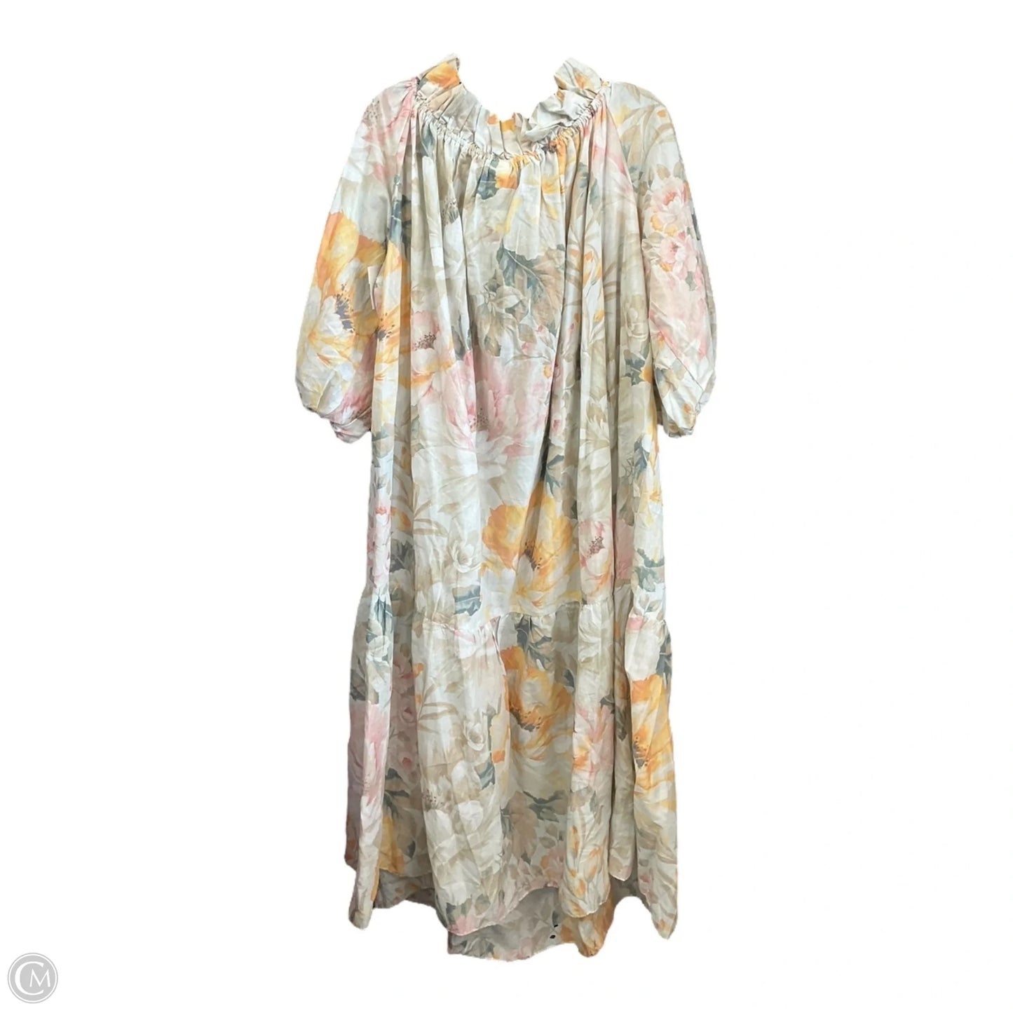 Dress Casual Maxi By H&m In Floral Print, Size: Xxl