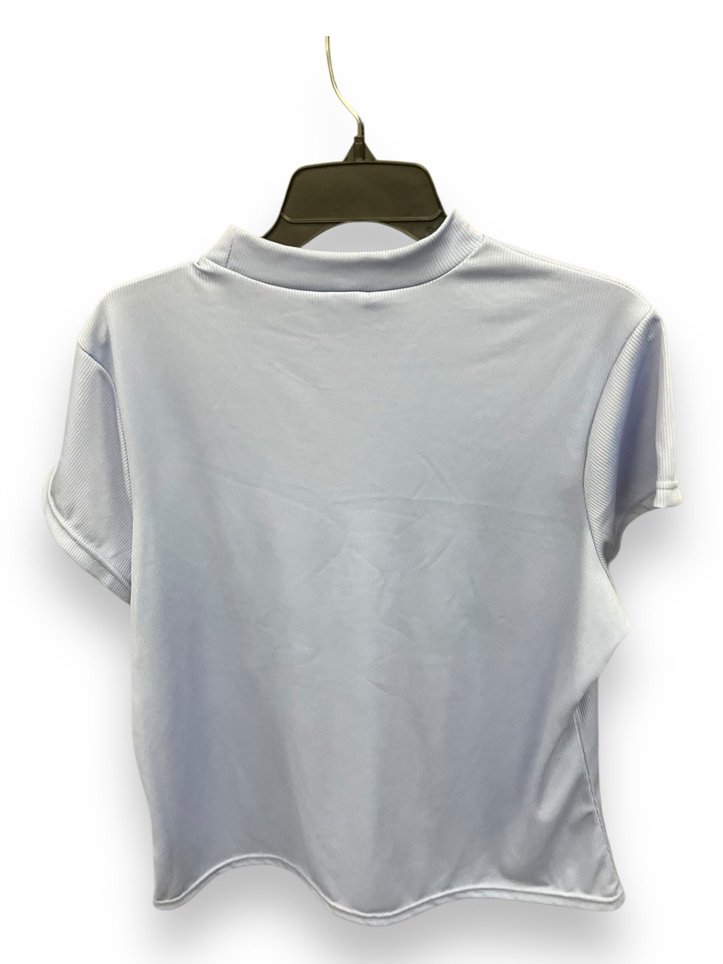 Athletic Top Short Sleeve By Just Be In Blue, Size: 2x