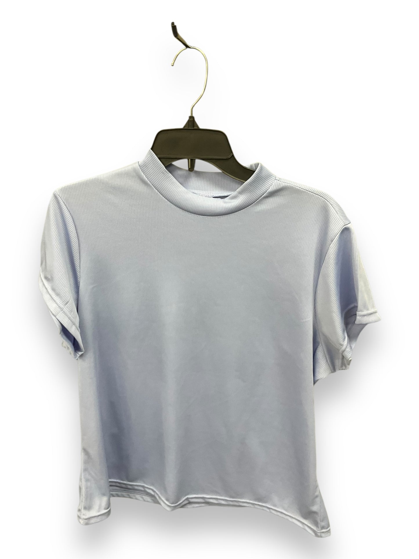 Athletic Top Short Sleeve By Just Be In Blue, Size: 2x