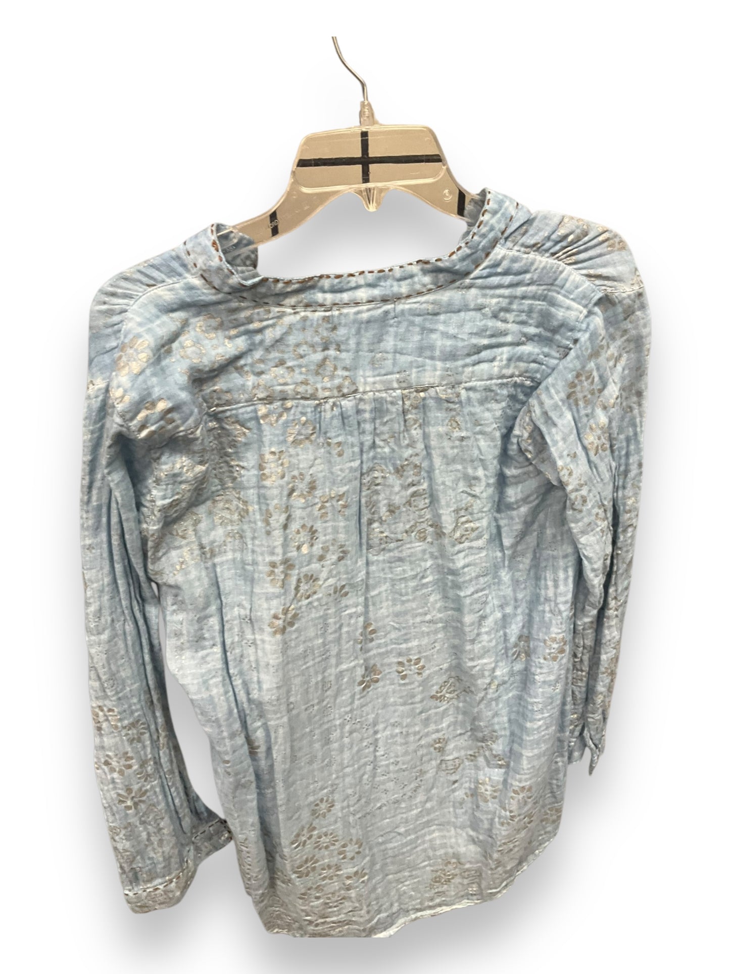 Top Long Sleeve By Cma In Blue, Size: S