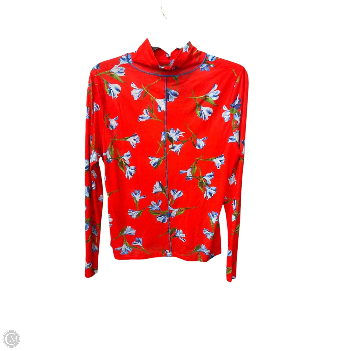 Top Long Sleeve Basic By Rag And Bone In Floral Print, Size: L