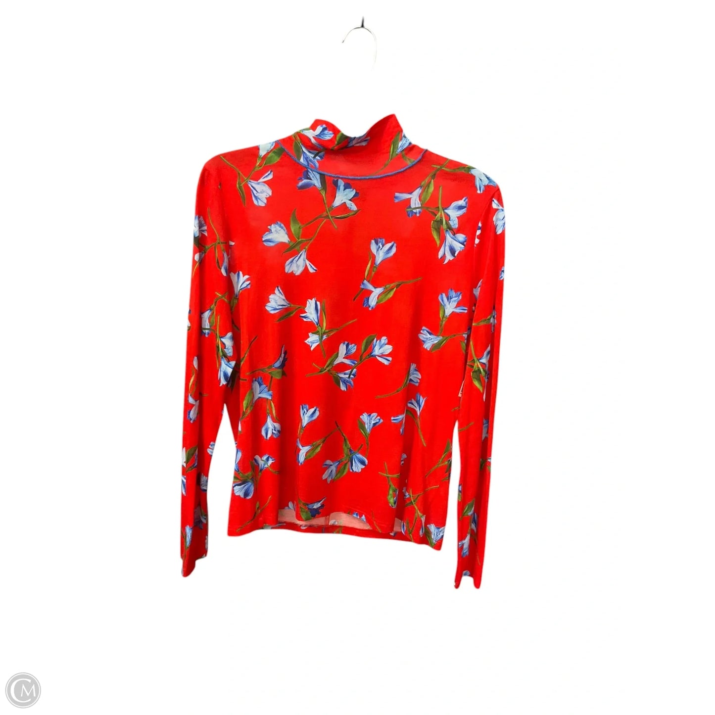 Top Long Sleeve Basic By Rag And Bone In Floral Print, Size: L