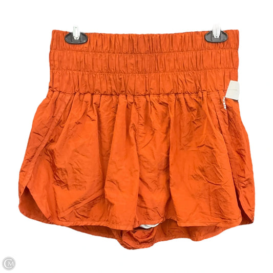 Athletic Shorts By Free People In Orange, Size: Xl