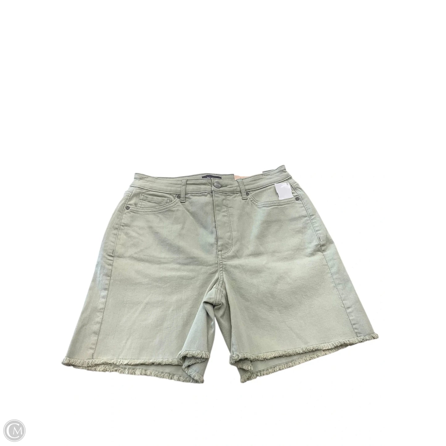 Shorts By Not Your Daughters Jeans In Green Denim, Size: 6