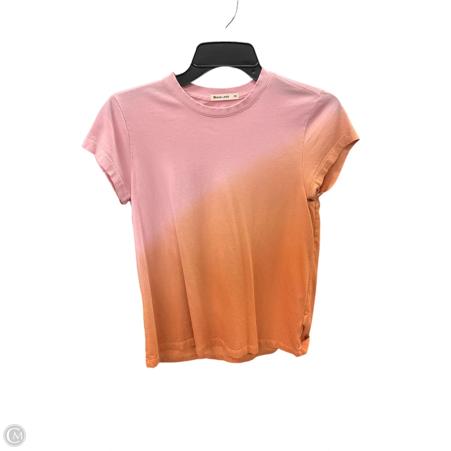 Top Short Sleeve Basic By Marine Layer In Ombre Print, Size: Xs