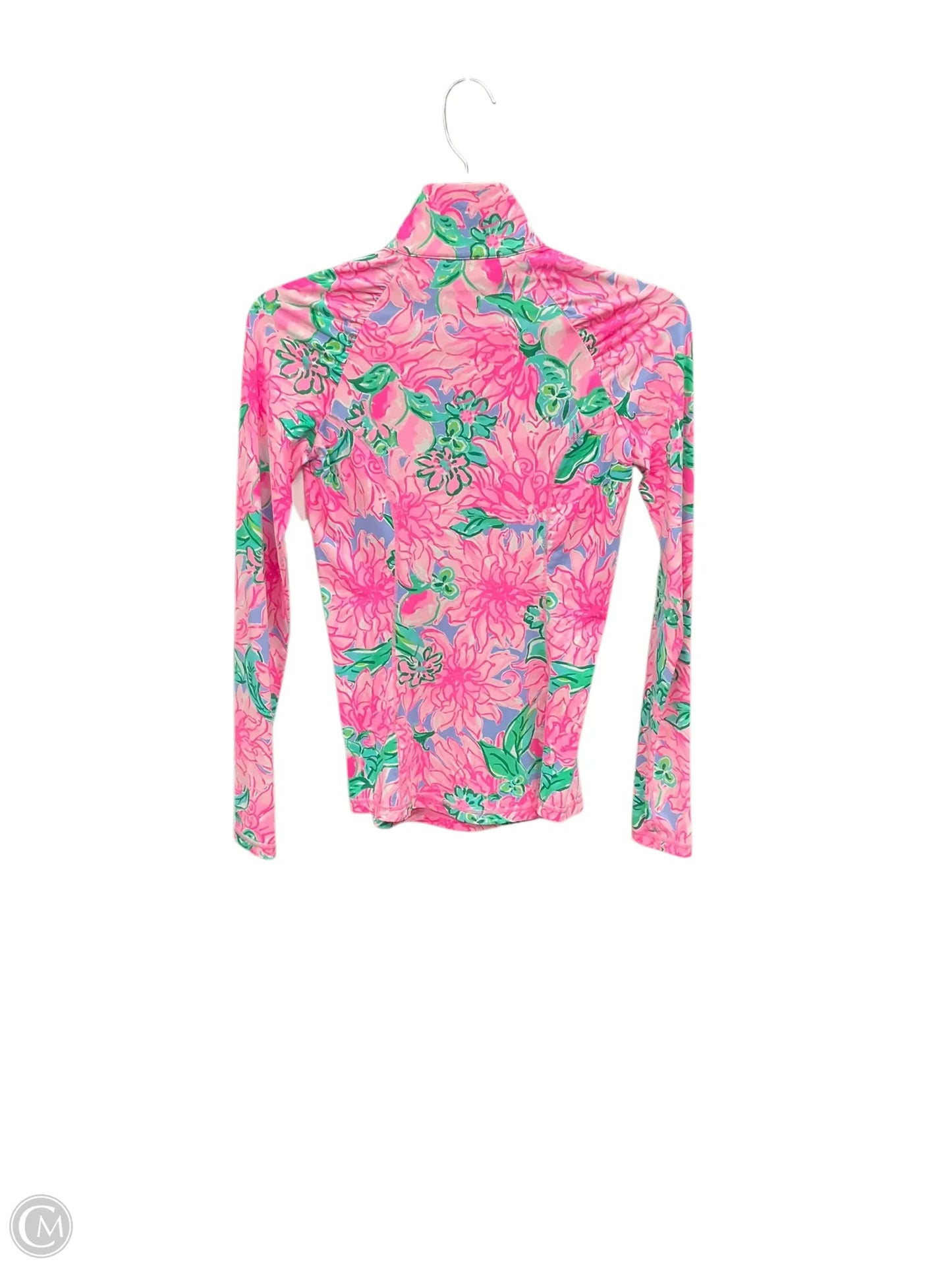 Top Long Sleeve Designer By Lilly Pulitzer In Floral Print, Size: Xxs