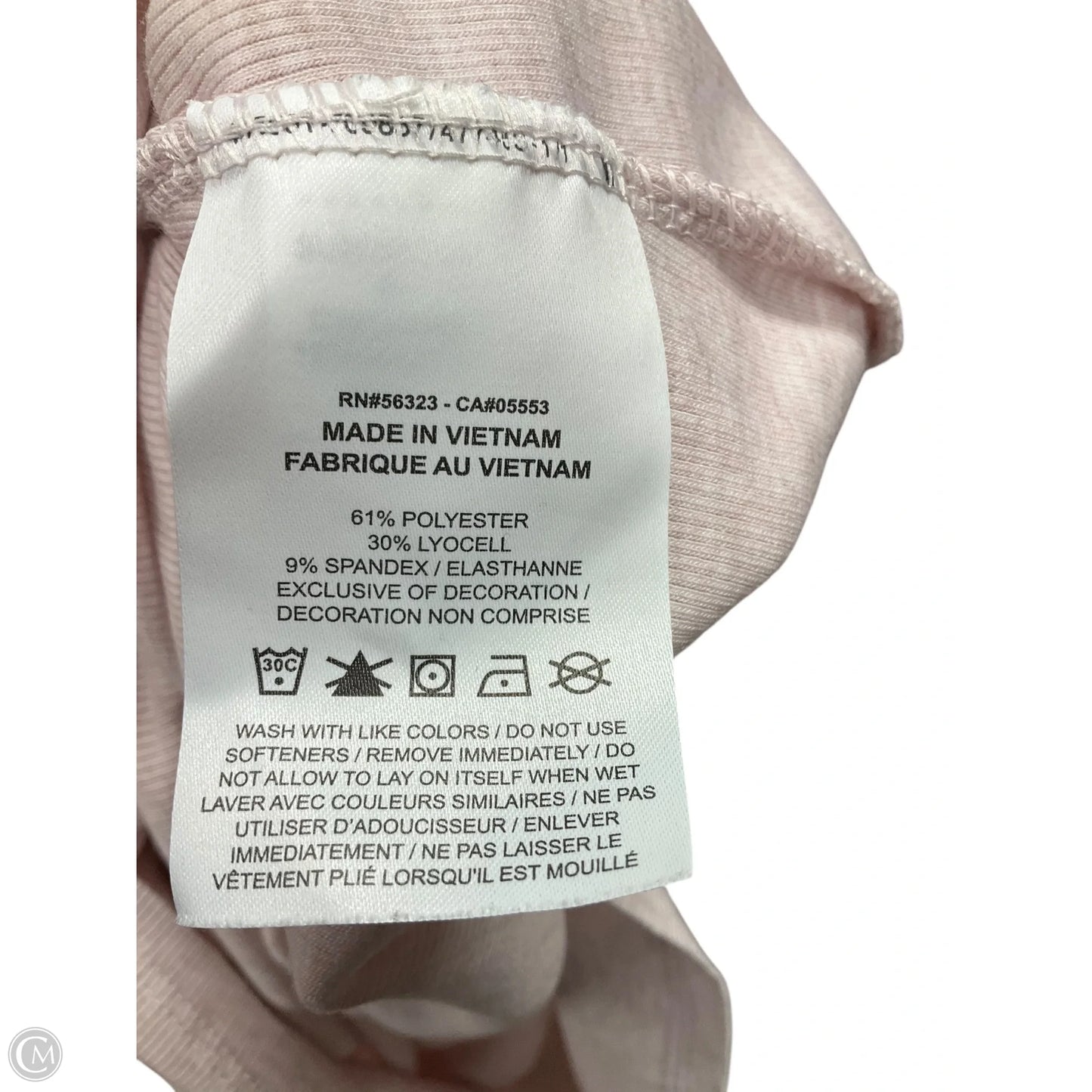 Athletic Tank Top By Nike Apparel In Pink, Size: 3x