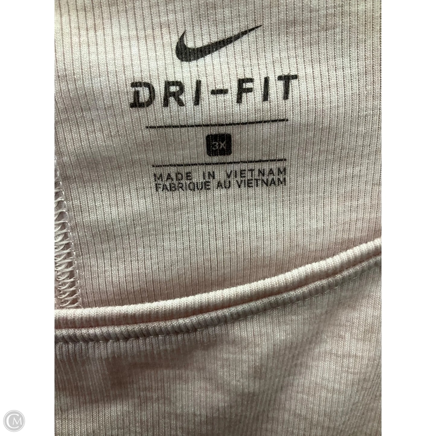 Athletic Tank Top By Nike Apparel In Pink, Size: 3x