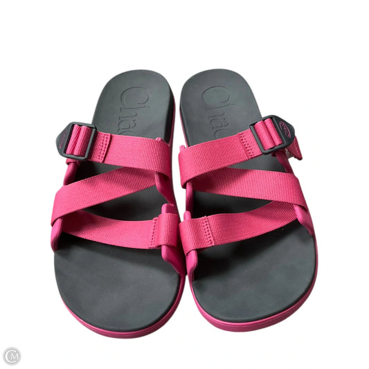 Sandals Flats By Chacos In Pink, Size: 12