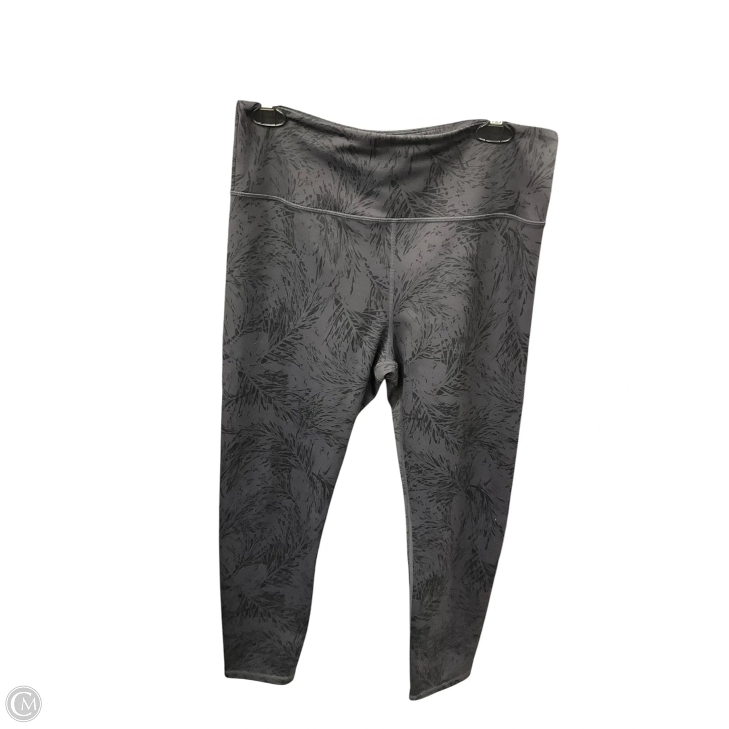 Athletic Pants 2pc By Zyia In Black & Grey, Size: Xl