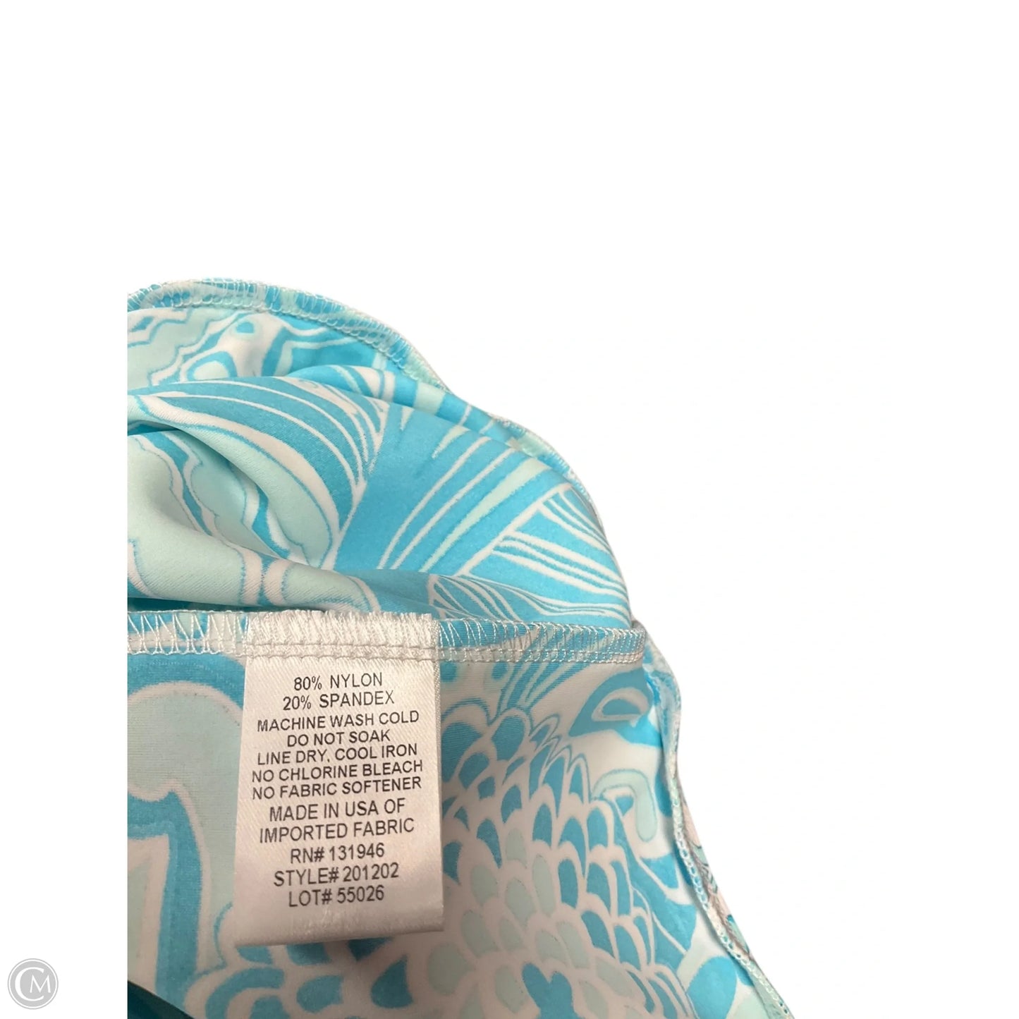 Pants Wide Leg By Jude Connally In Blue & White, Size: 2