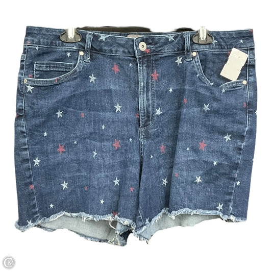Shorts By Falls Creek In Blue Denim, Size: 18