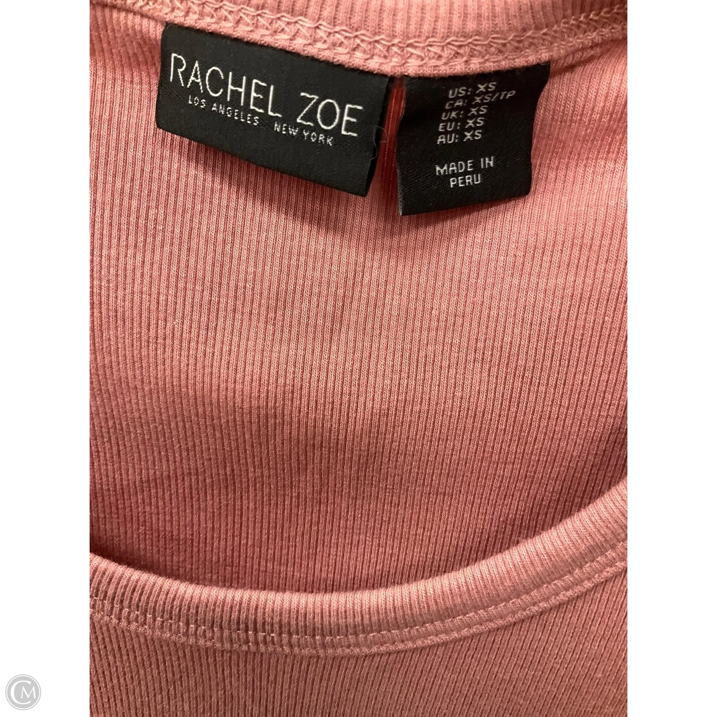 Top Short Sleeve Basic By Rachel Zoe In Pink, Size: Xs