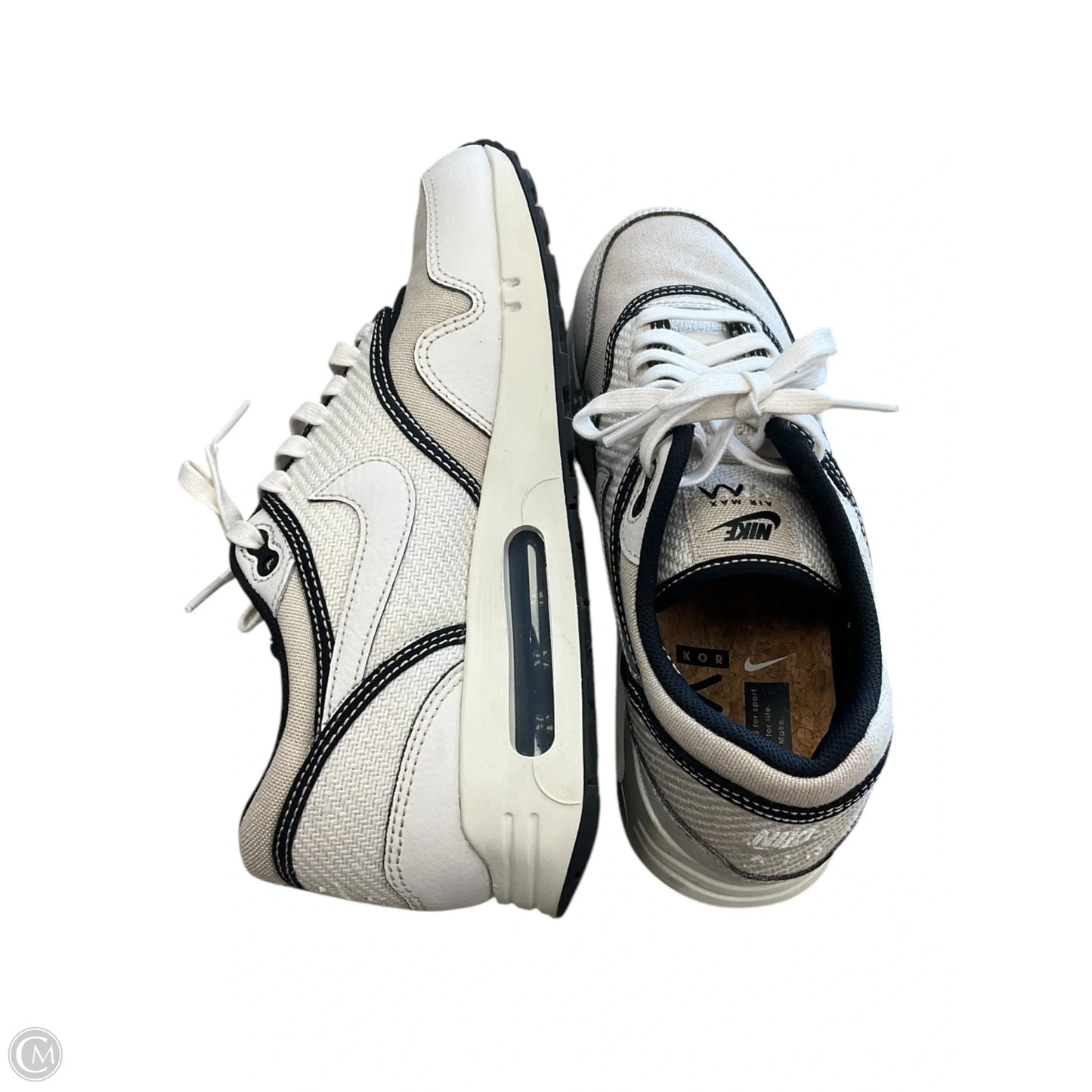 Shoes Sneakers By Nike In Black & Cream, Size: 8.5