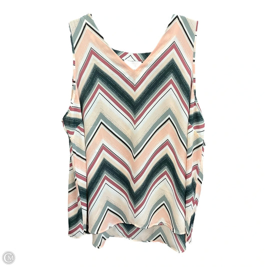 Top Sleeveless By Maurices In Multi-colored, Size: 2x