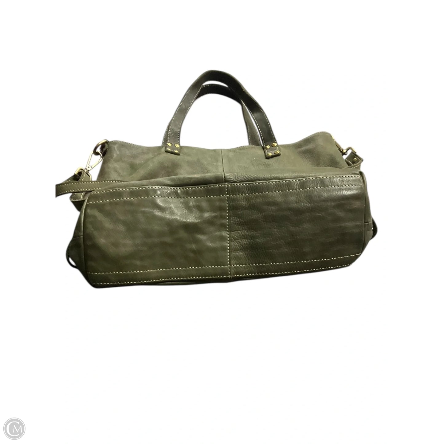 Handbag Leather By Clothes Mentor, Size: Medium