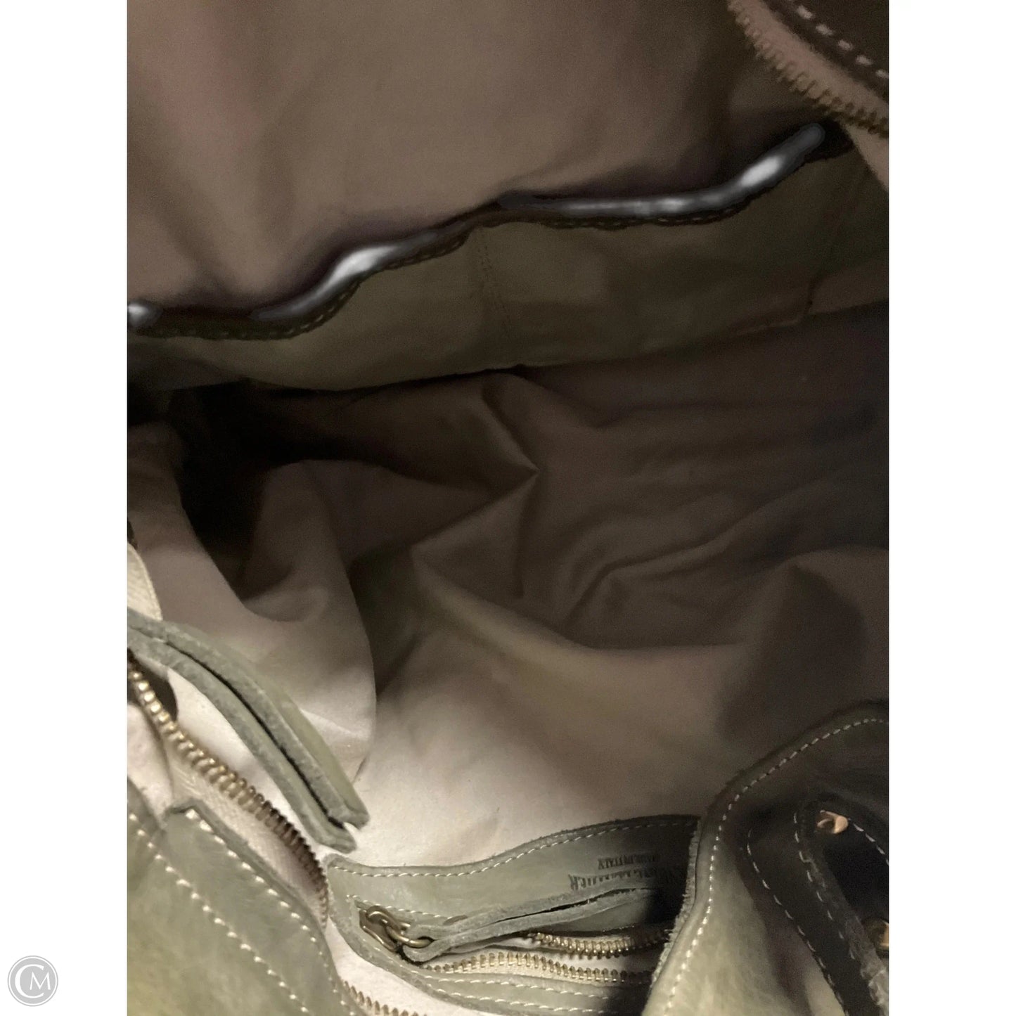 Handbag Leather By Clothes Mentor, Size: Medium