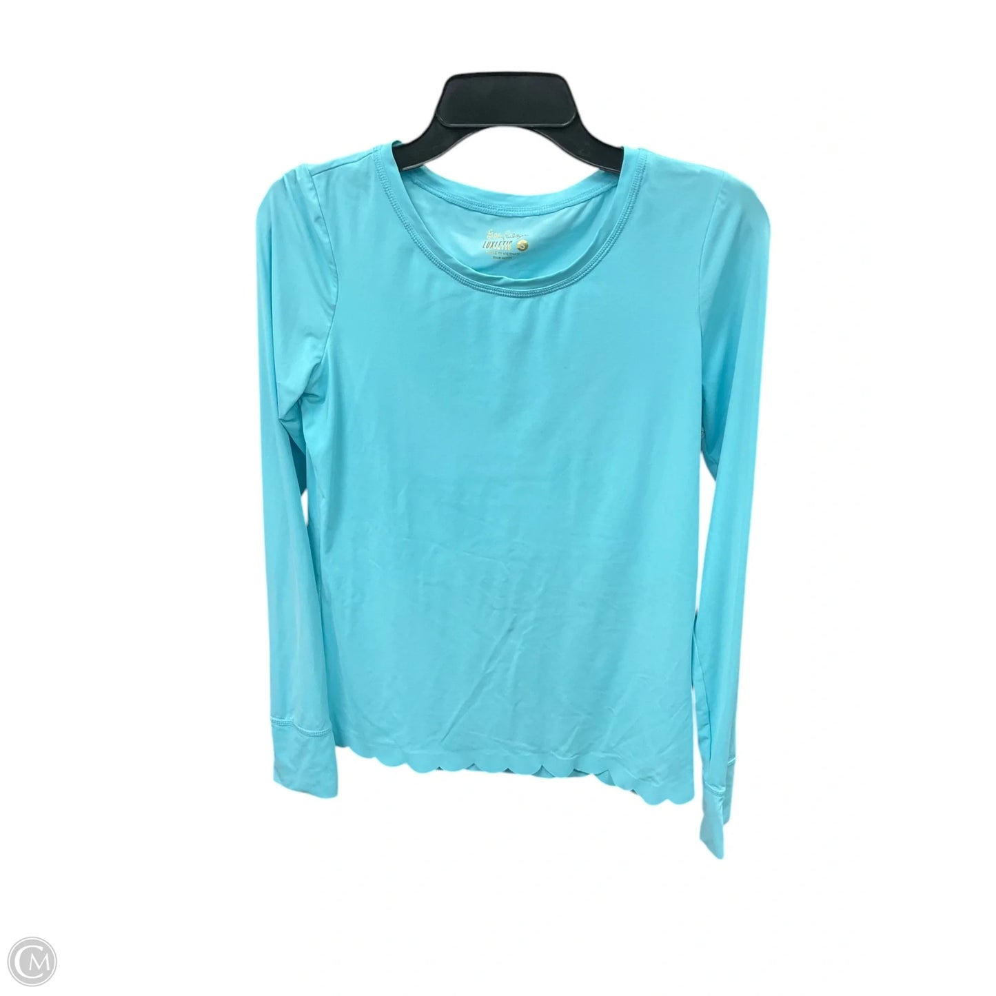 Top Long Sleeve Designer By Lilly Pulitzer In Blue, Size: S