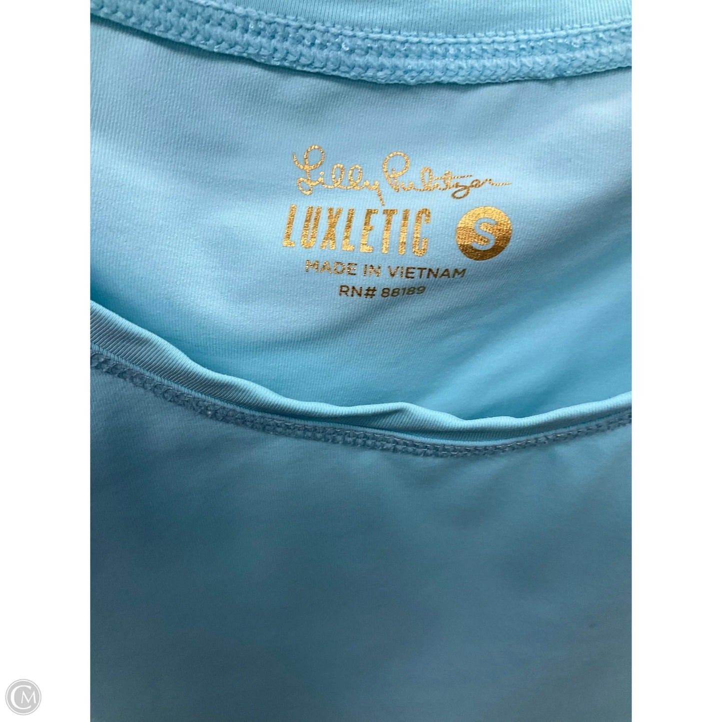 Top Long Sleeve Designer By Lilly Pulitzer In Blue, Size: S