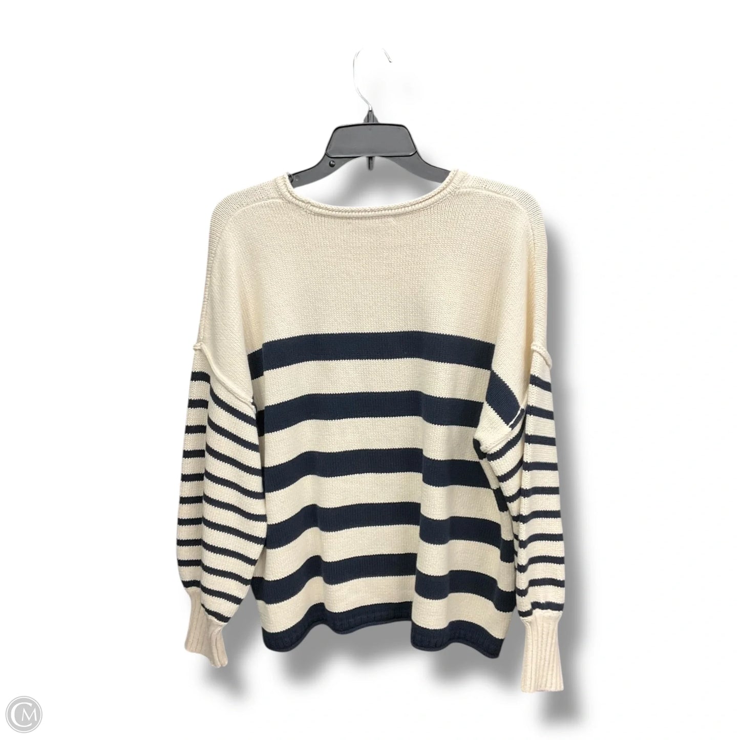 Sweater By Madewell In Striped Pattern, Size: M