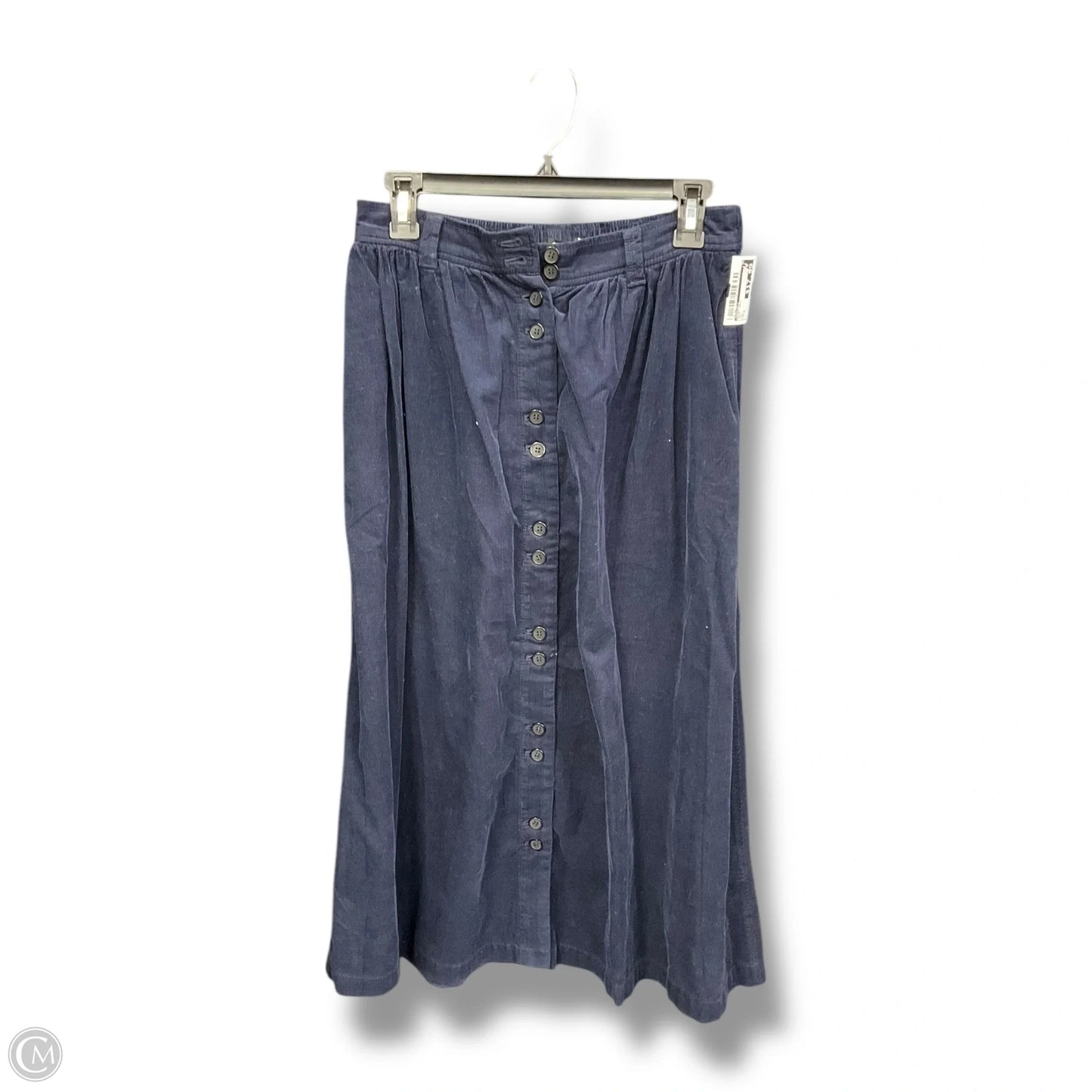 Skirt Maxi By Madewell In Navy, Size: S