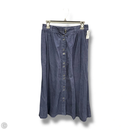 Skirt Maxi By Madewell In Navy, Size: S