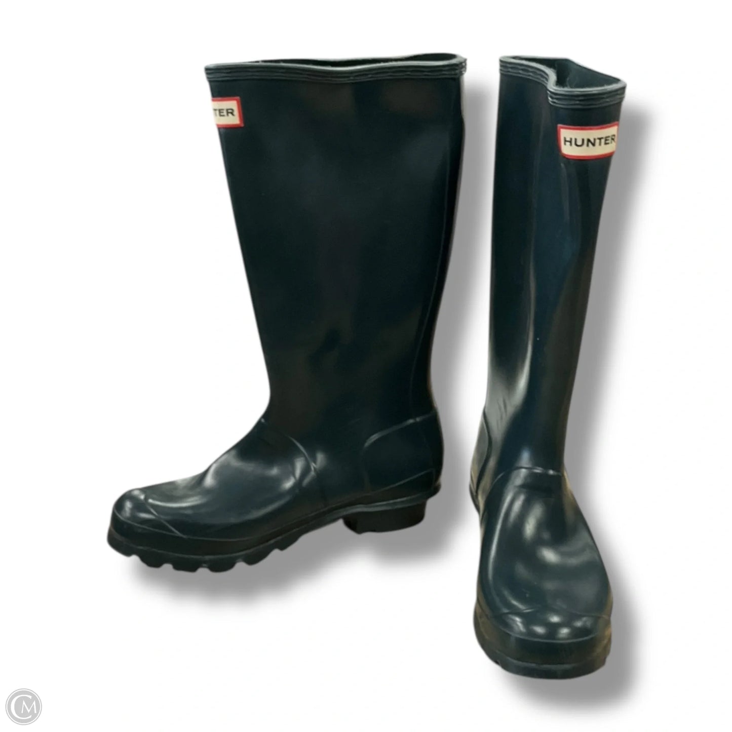 Boots Rain By Hunter In Green, Size: 5.5