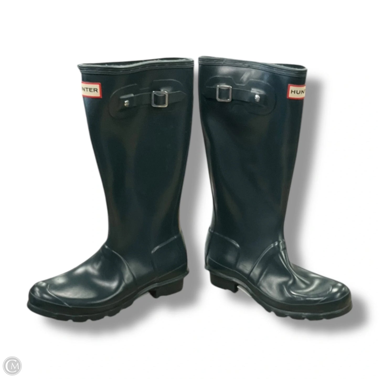 Boots Rain By Hunter In Green, Size: 5.5