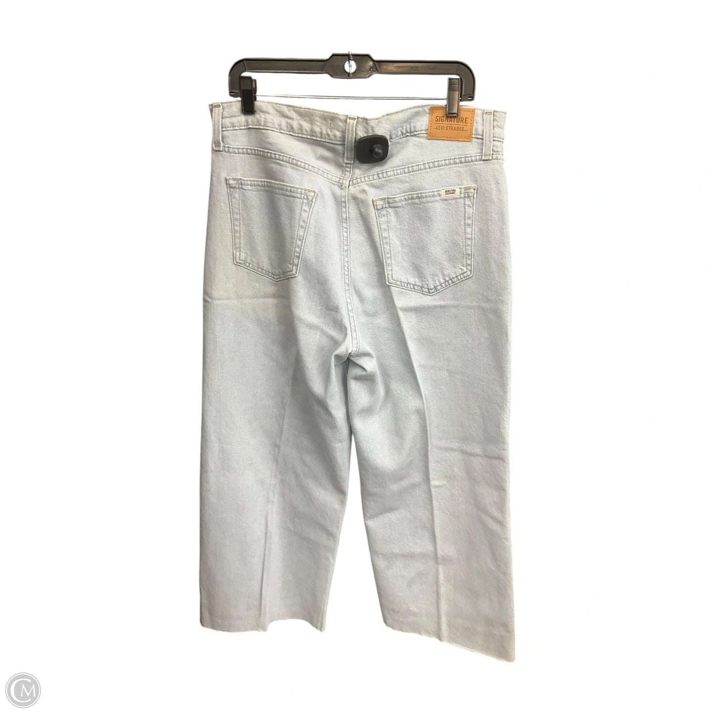 Jeans Wide Leg By Levis In Blue Denim, Size: 12