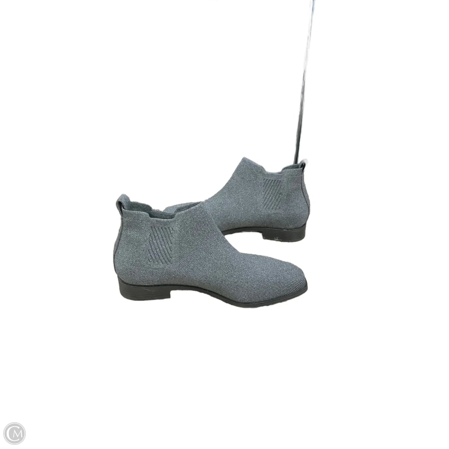Boots Ankle Heels By Vivaia In Grey, Size: 7.5