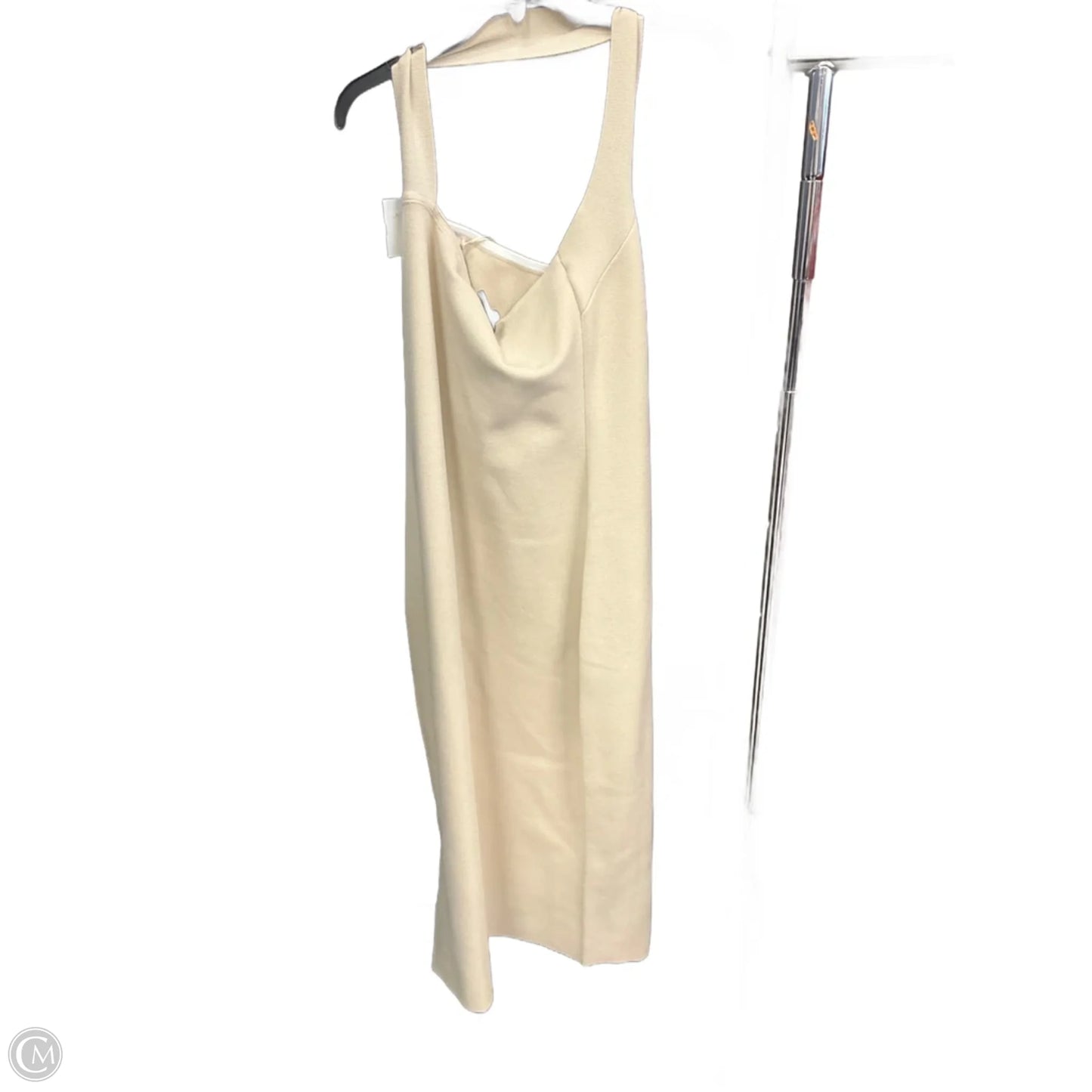 Dress Casual Midi By Express In Cream, Size: L