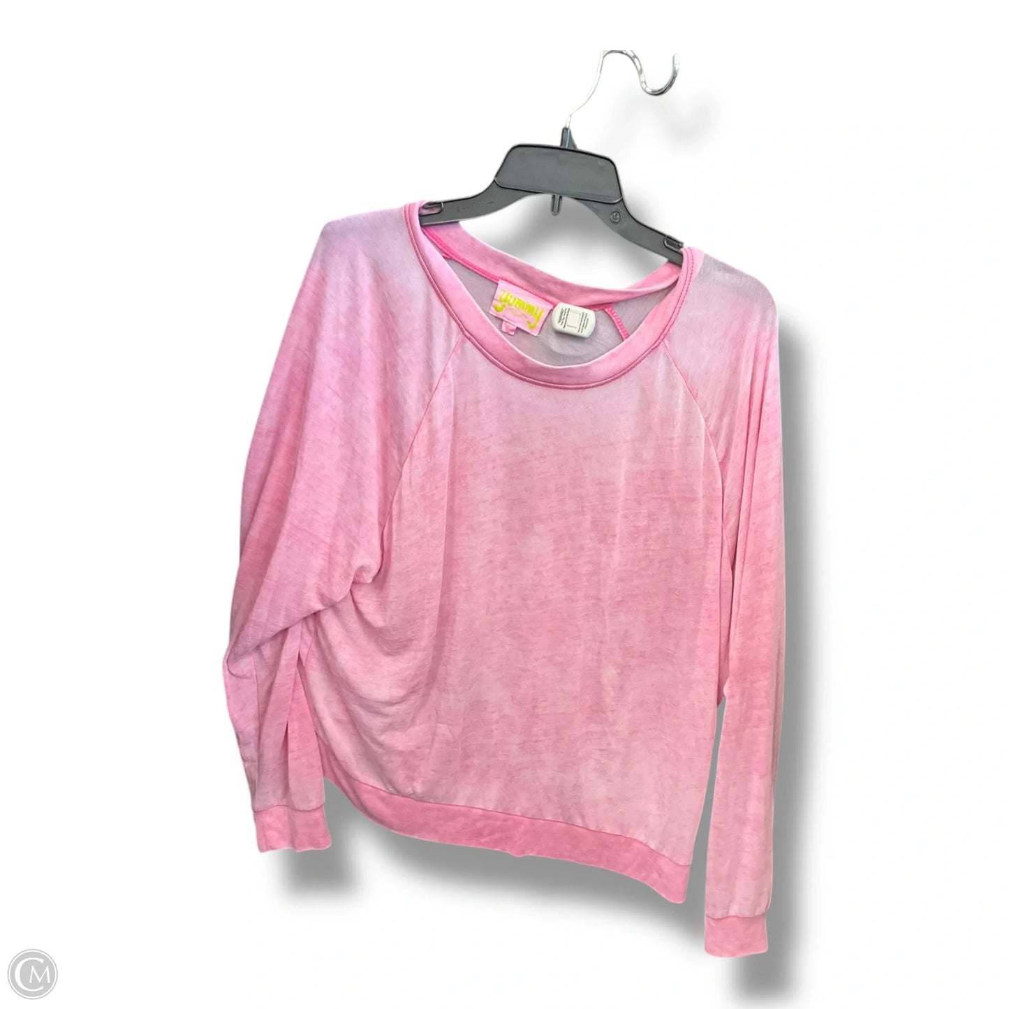 Top Long Sleeve Basic By Clothes Mentor In Pink, Size: L