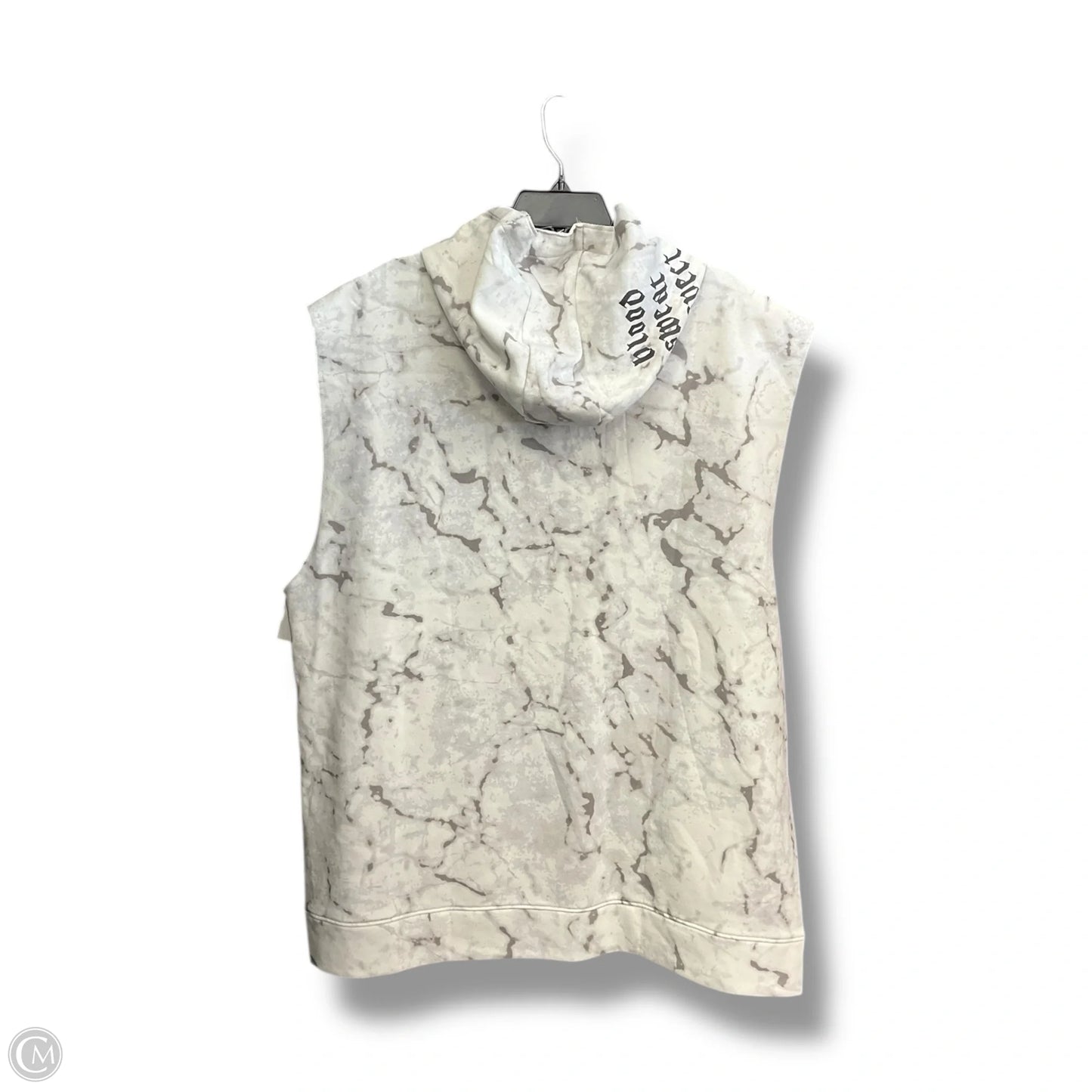 Vest Puffer & Quilted By Clothes Mentor In Grey, Size: Xl